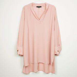 🆕 ELOQUII | Light Pink Easy V-neck Tunic